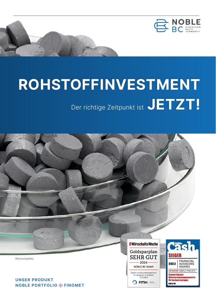 Titelseite Rohstoffinvestment Jetzt
