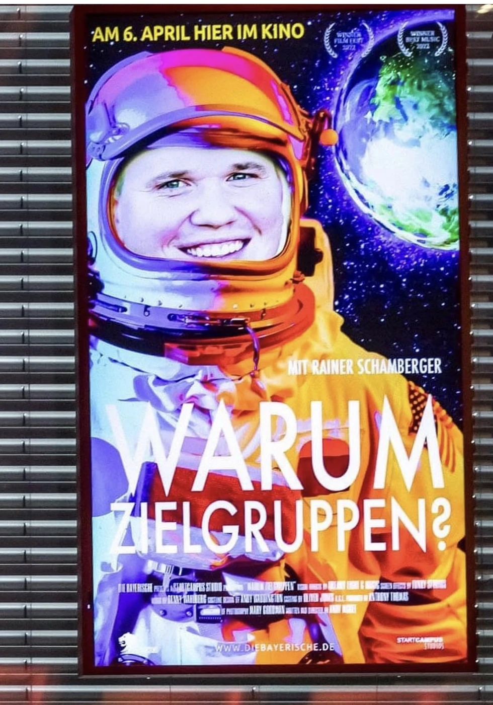 Originales Kino-Plakat zum Vortrag Warum Zielgruppen?